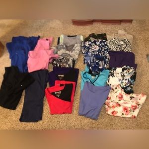 21 Pieces adult extra small scrub clothes